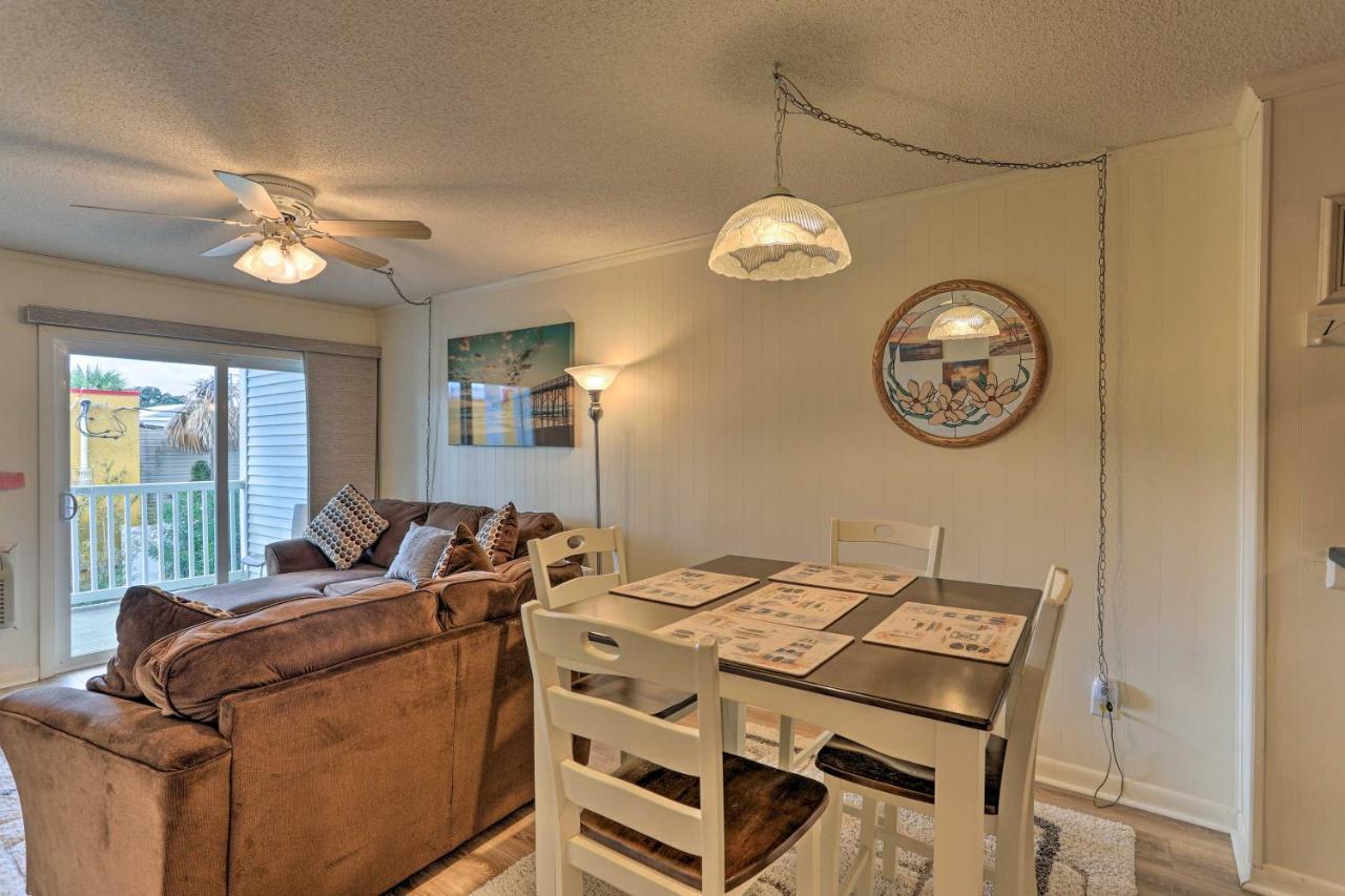 Bright North Myrtle Beach Condo Walk To Beach! Exteriör bild